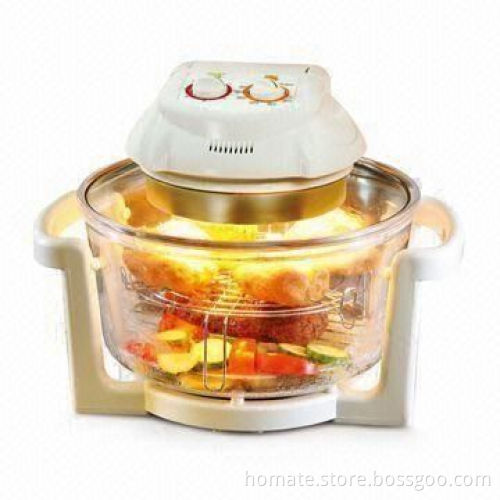 Easy Cook Turbo Convection Oven with 11L Capacity, Ideal for Healthy, Low Fat and Smokeless Cooking